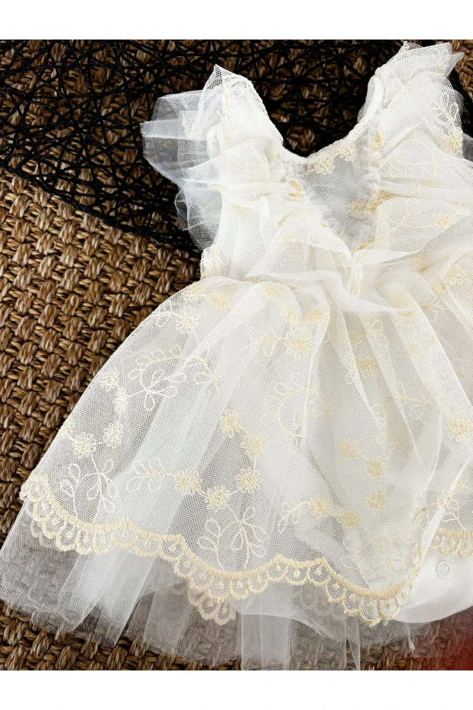 Dream Kız Bebek Romper - EKRU