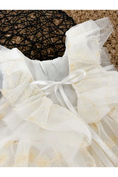 Dream Kız Bebek Romper - EKRU