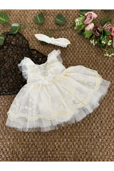 Dream Kız Bebek Romper - EKRU