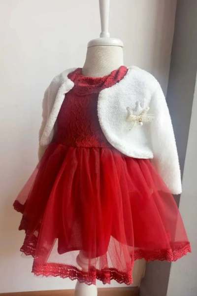 Lily Kız Çocuk Elbise - PEMBE