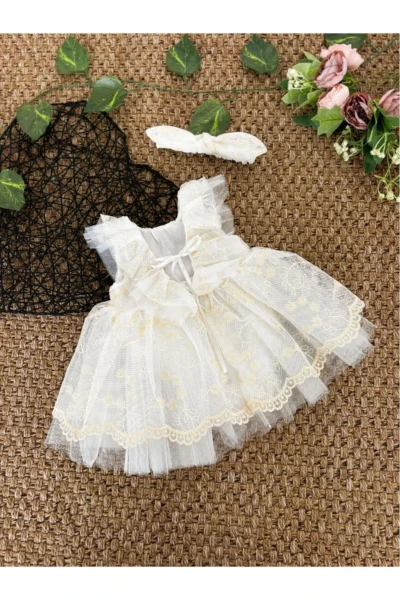 Dream Kız Bebek Romper - EKRU
